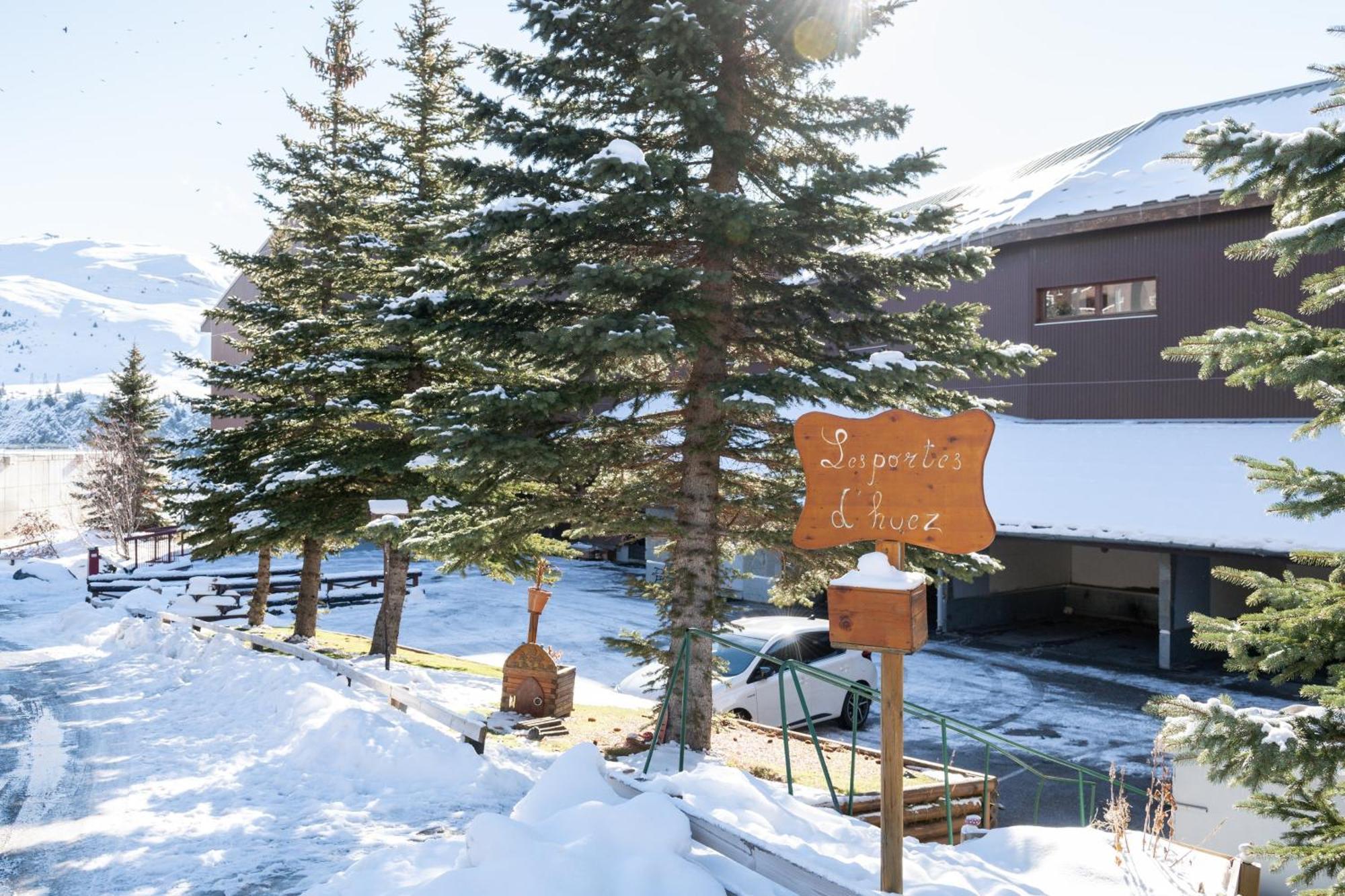 Appartement Confortable A L'Alpe D'Huez De 27 M² Avec Vue Montagne Exterior photo